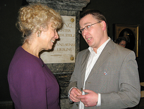 J&uuml;rgen Selke Witzel sprach mit Gesine Schwan