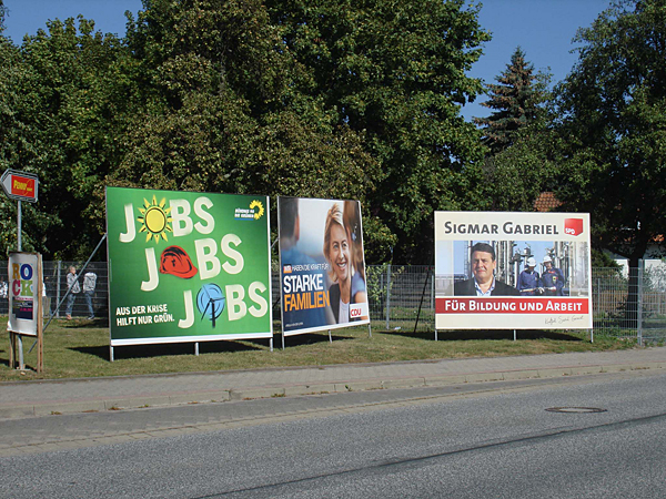 Ansicht Gro&szlig;plakat in Sickte