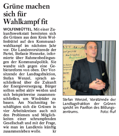 Bericht der BZ vom 30.11.2010