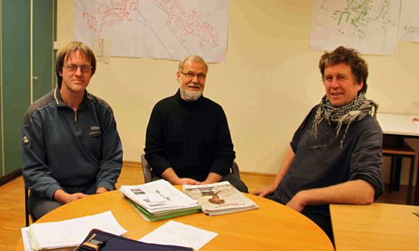 Lutz Seifert, Hilmar Nagel und Norbert Haiduk (von links)