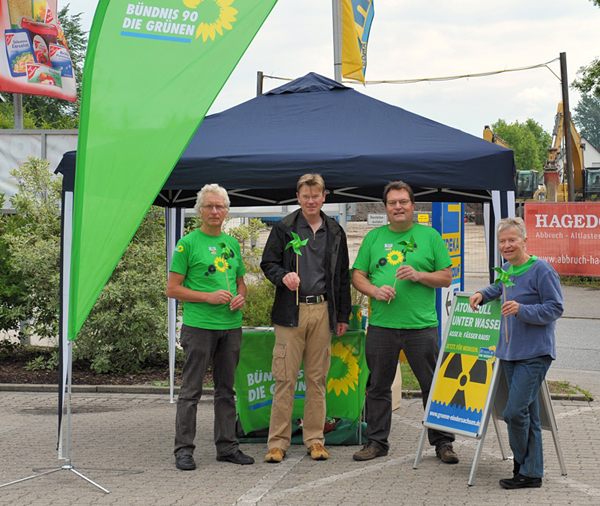 Holger Barkhau (Sickte), Cord Uphoff, Michael Boos (beide H&ouml;tzum), Christiane Wagner (Evessen)