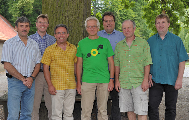 von rechts: Andre Hinrichs, Otto H&ouml;cherl, Michael Boos, Holger Barkhau, Karlheinz Pfeiff, Dr. Cord Uphoff, Karsten Gehrke