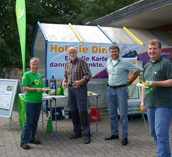 (von links): Christiane Wagner, Heiko Judith, Karsten Gehrke und Andre Hinrichs