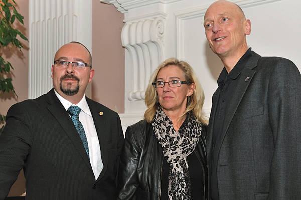 Christian M&uuml;ller (SPD), Petra Riedel (SPD), Bertold Br&uuml;cher (B&uuml;ndnis 90/Die Gr&uuml;nen)