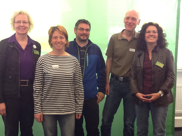 v.l.n.r.: Ina Korter, Beate Zgonc, Markus Brix, Bertold Br&uuml;cher, Gabriele Heinen