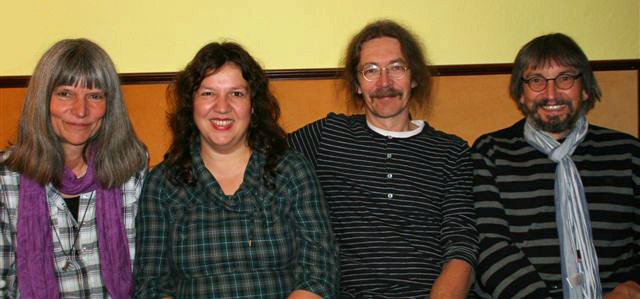 Sabine Auschra, Gudrun Hock, Christian Rothe-Auschra und Diethelm Krause-Hotopp