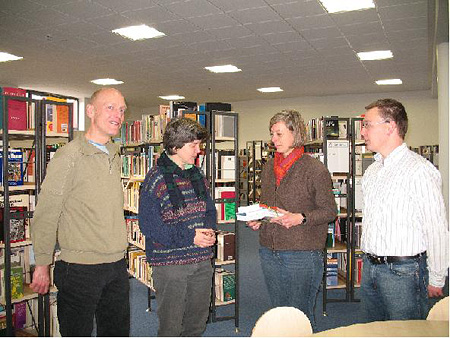 B&uuml;cherspende der GR&Uuml;NEN