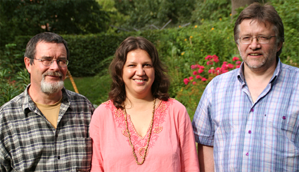 Spitzentrio: Klaus Thiele, Gudrun Hock, Klaus Thiele