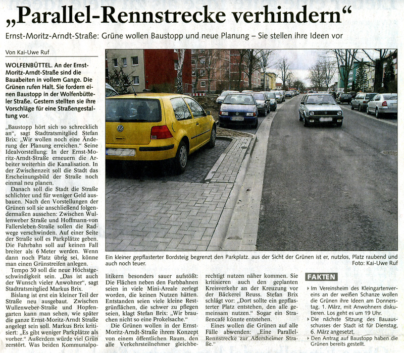 Berichterstattung der BZ vom 28.2.2007