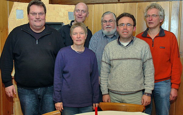 Vorstand der Sickter Gr&uuml;nen mit Landtagskandidat Bertold Br&uuml;cher