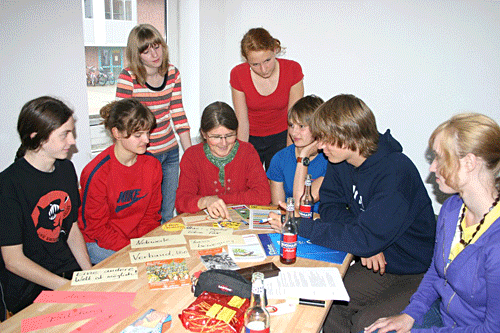 Treffen der Gr&uuml;nen Jugend mit Jutta Sundermann