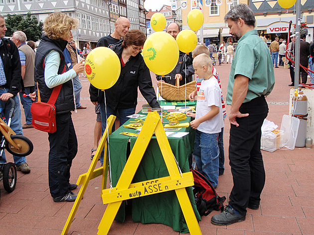 Infostand zum Thema "Asse II"