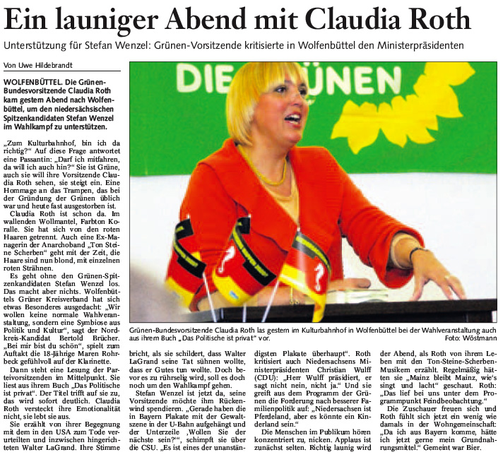 Bericht der BZ vom 11. Januar 2008