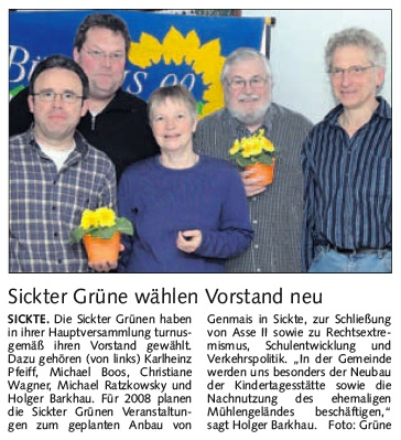 Bericht der BZ vom 13.03.2008