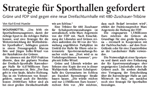 Bericht der BZ vom 21. Juni 2008