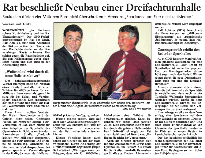 Bericht der BZ vom 27. Juni 2008