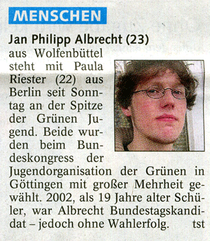 Artikel der BZ vom 2006-11-06