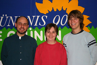 Vorstand des Stadtverbandes: Reinhard Gerndt, Elke Schmidt und Clemens Schwanhold