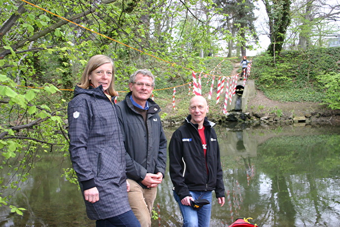 Margarete Schwanhold, Andreas P&ouml;lking und Bertold Br&uuml;cher
