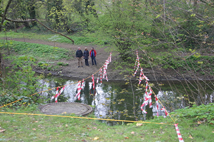 Die Ansicht der Br&uuml;cke von Norden