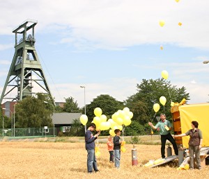 Luftballon-Aktion Schacht Konrad